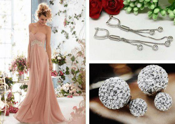 серебряные серьги