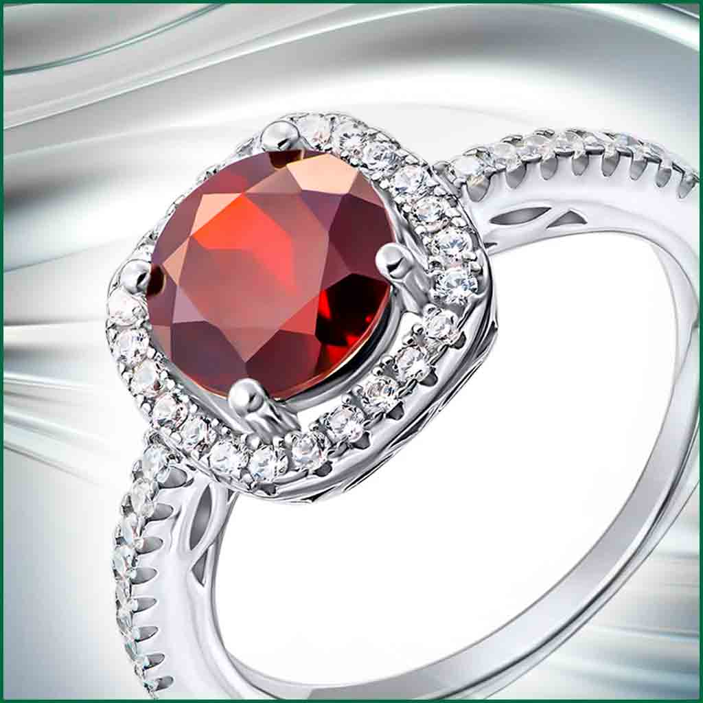 Серебряное кольцо размер 18.5