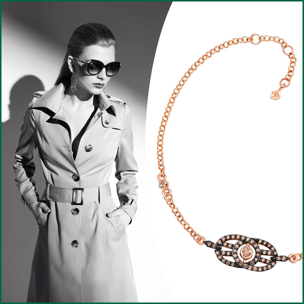 Женский браслет с бриллиантами